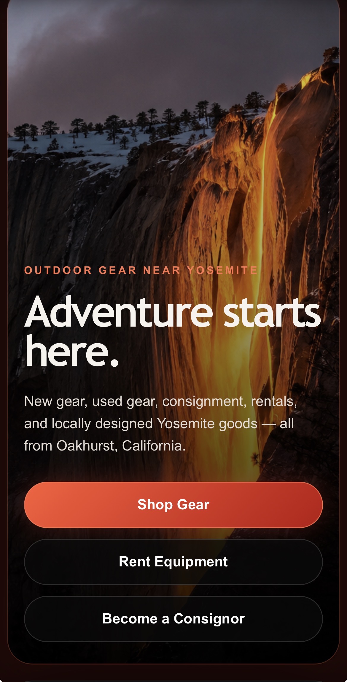 Alpenglow Consignment website preview